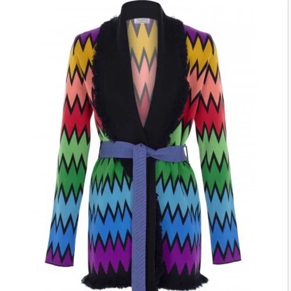 Regino Bella Chevron Knit Cardigan